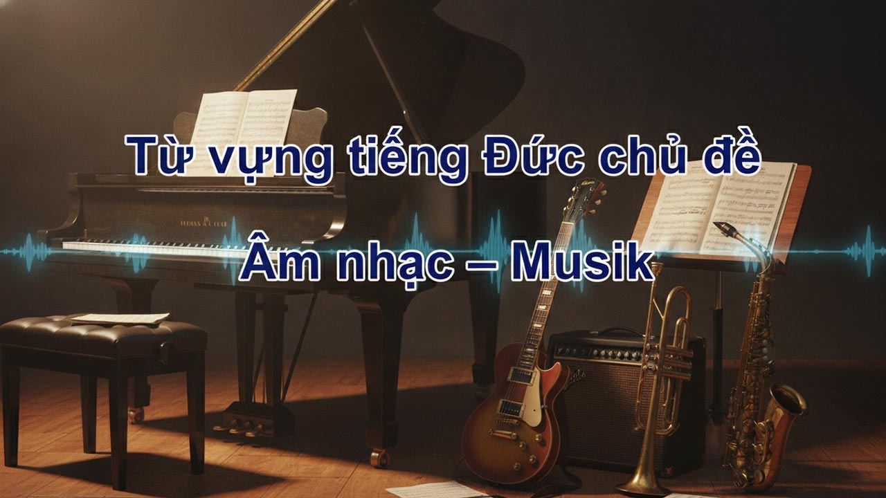 Từ vựng tiếng Đức chủ đề Âm nhạc