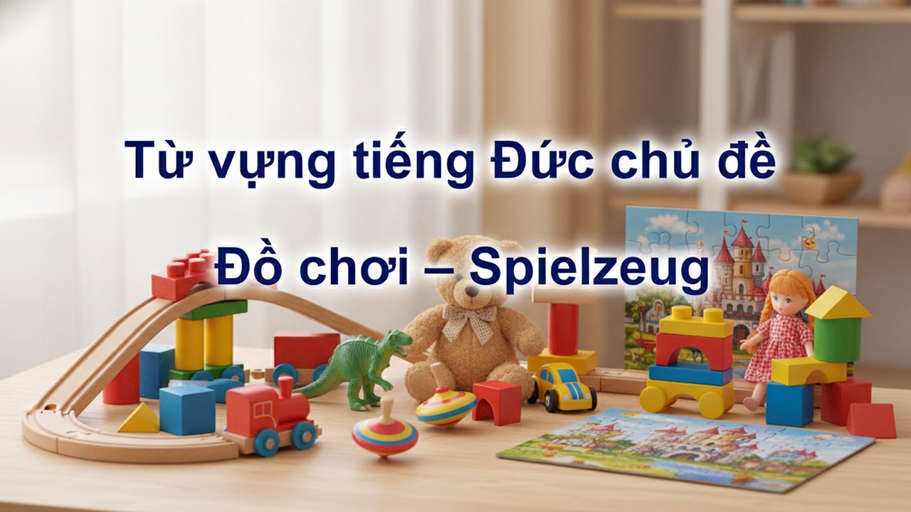 Từ vựng tiếng Đức chủ đề Đồ chơi