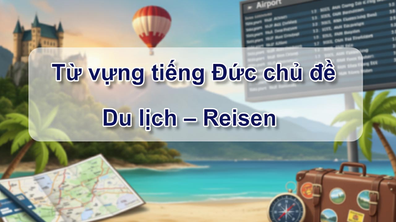 Từ vựng tiếng Đức chủ đề Du lịch