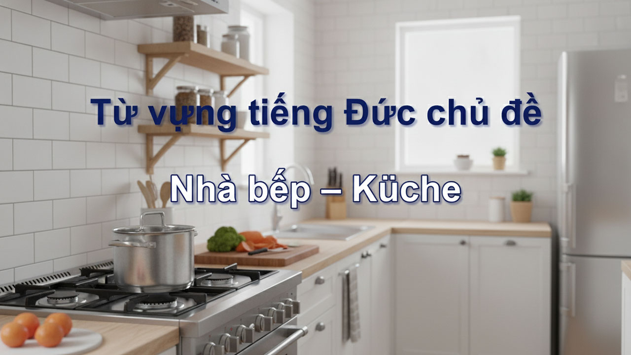 Từ vựng tiếng Đức chủ đề Nhà bếp