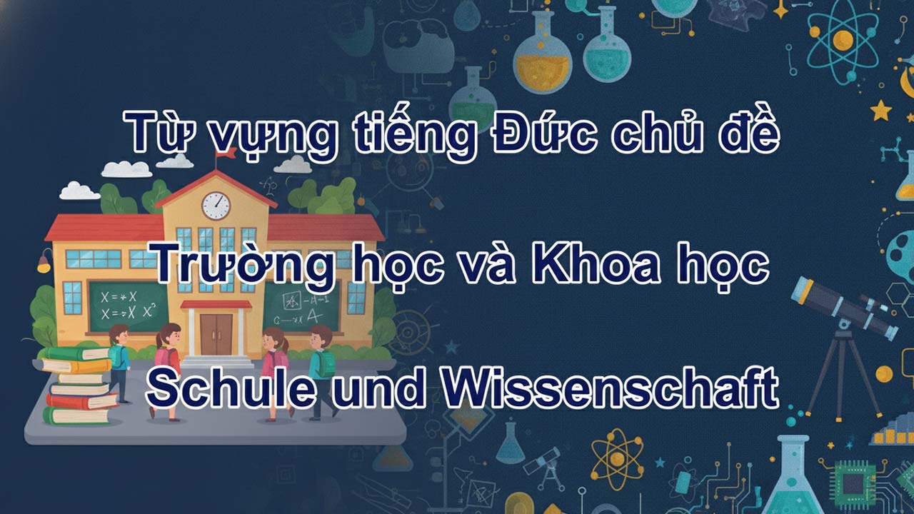 Từ vựng tiếng Đức chủ đề Trường học và Khoa học