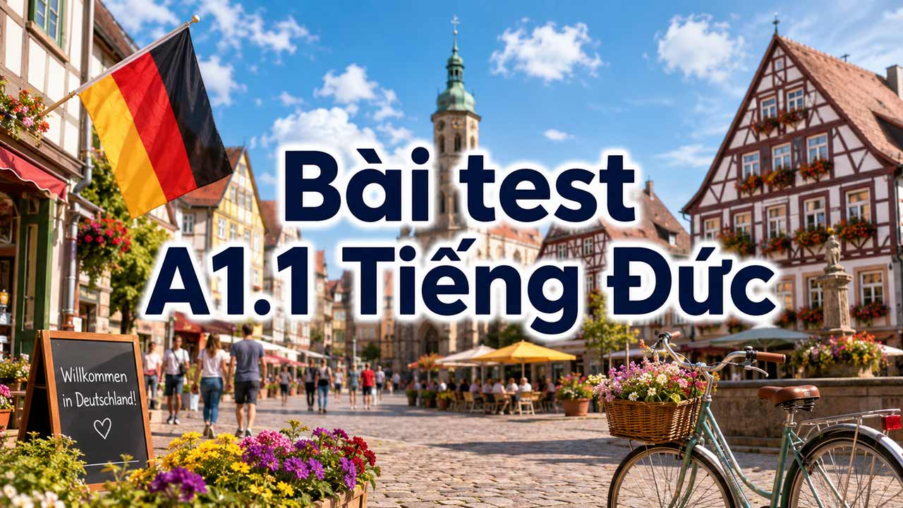 Bài test A1.1 Tiếng Đức