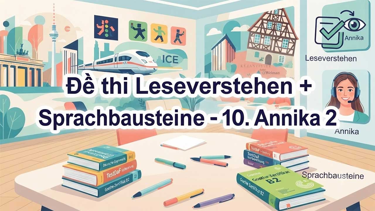 Đề thi Leseverstehen + Sprachbausteine – 10. Annika 2