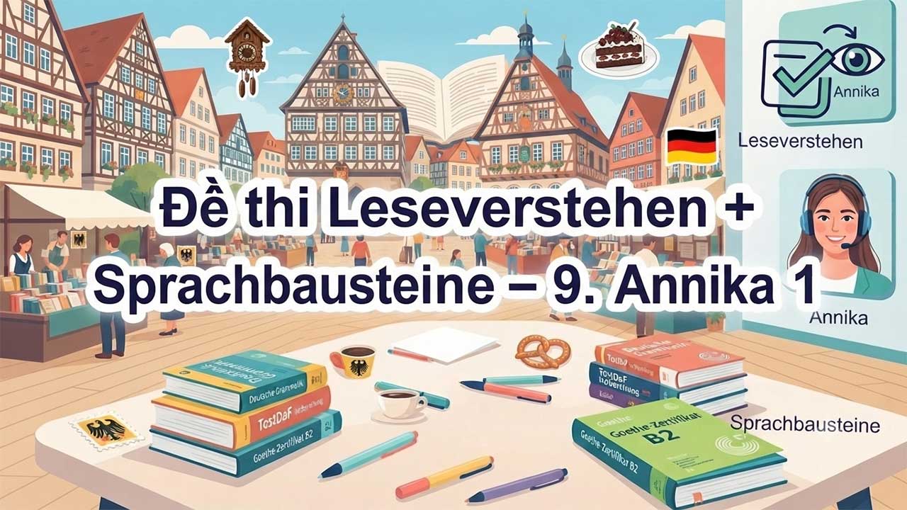 Đề thi Leseverstehen + Sprachbausteine – 9. Annika 1