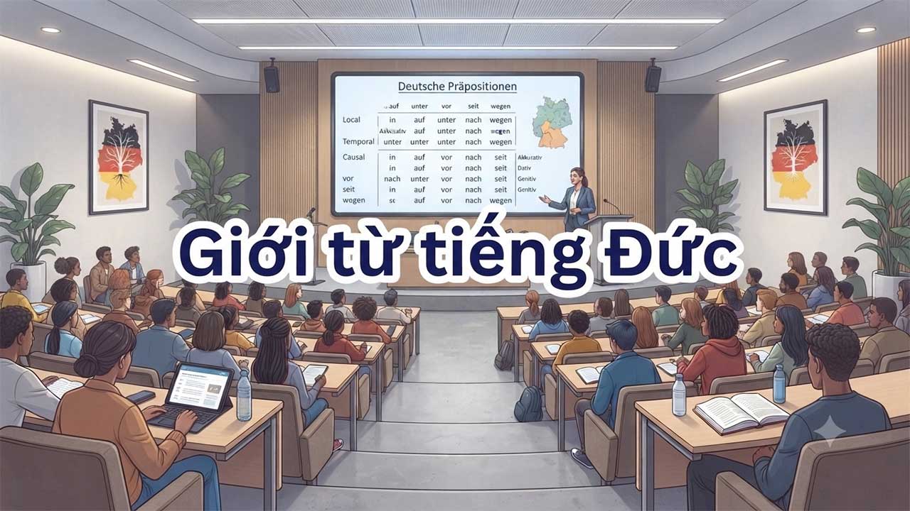 Giới từ tiếng Đức đầy đủ: Phân loại, cách dùng và mẹo ghi nhớ