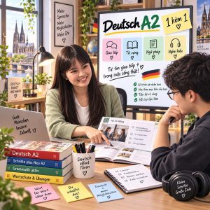 Khóa học tiếng Đức A2 học 1 kèm 1