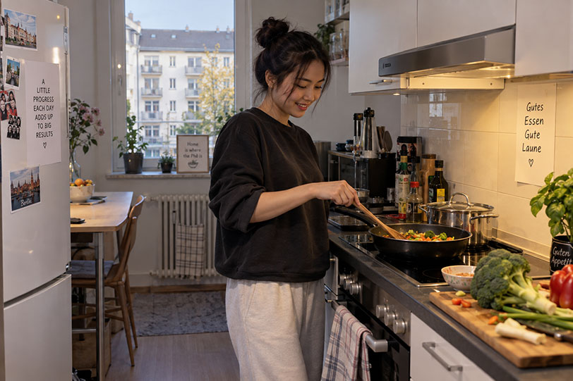 Tự nấu nướng tại nhà ở Đức sẽ giúp tiết kiệm chi phí hơn