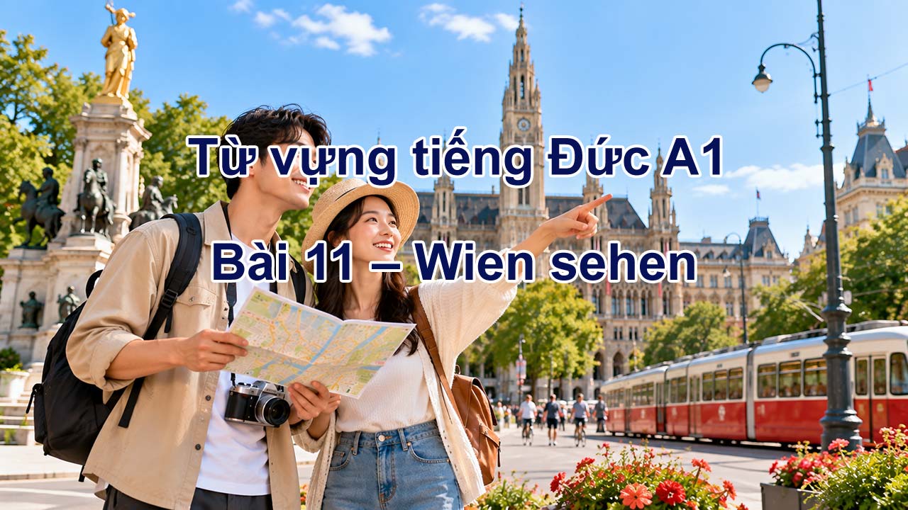 Từ vựng tiếng Đức A1 bài 11 - Wien sehen