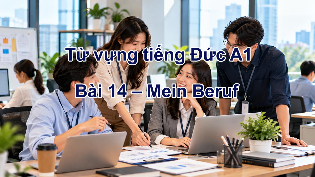 Từ vựng tiếng Đức A1 bài 14 - Mein Beruf