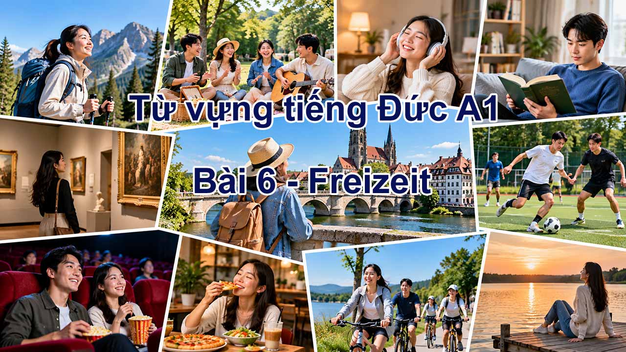 Từ vựng tiếng Đức A1 bài 6 - Freizeit